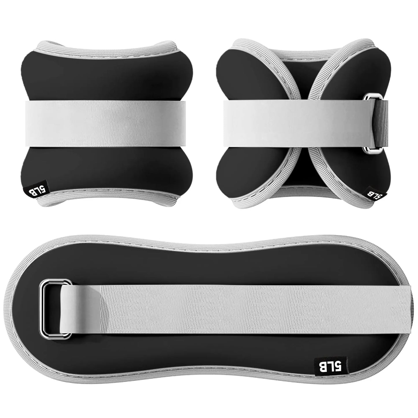 Adjustable Ankle & Wrist Weights – Pair Set Comfortable Wearable Weights for Walking, Running & Strength Training