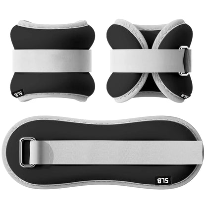 Adjustable Ankle & Wrist Weights – Pair Set Comfortable Wearable Weights for Walking, Running & Strength Training