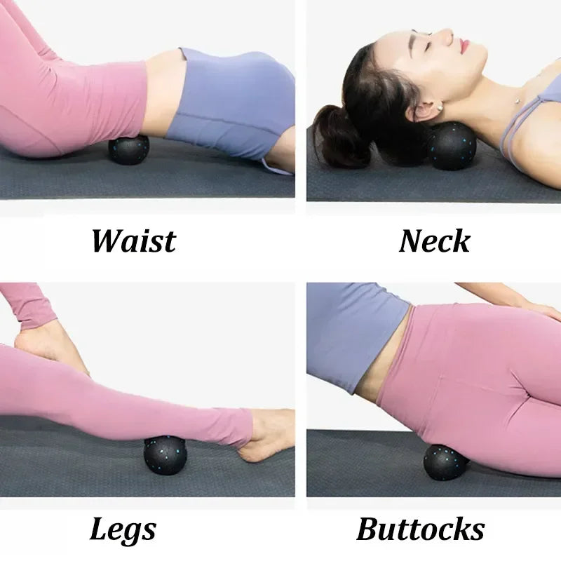 Peanut Massage Ball High-Density Myofascial Release Ball for Muscle Recovery & Pain Relief