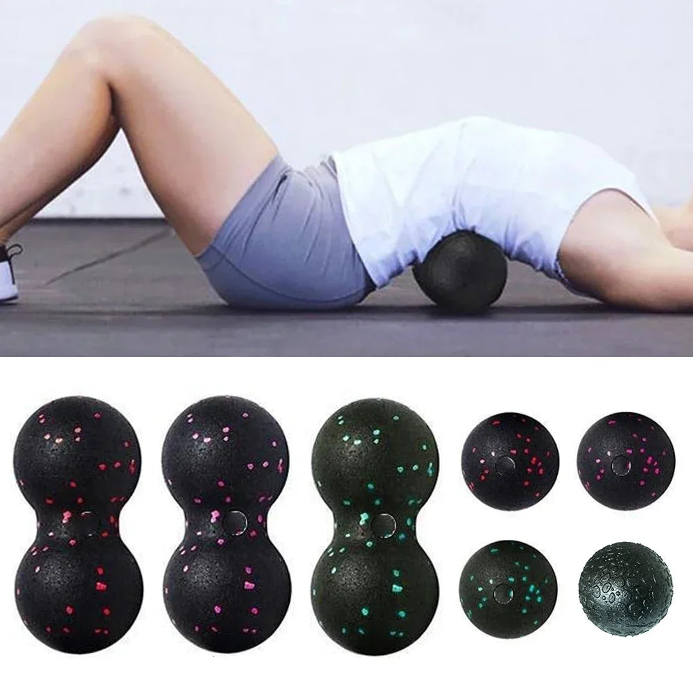 Peanut Massage Ball High-Density Myofascial Release Ball for Muscle Recovery & Pain Relief