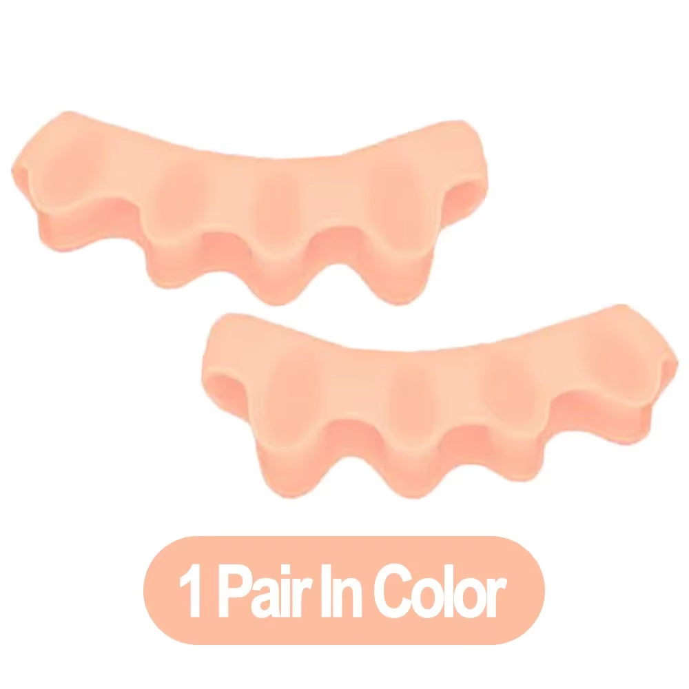 Silicone Toe Separators for Foot Alignment, Comfort & Recovery
