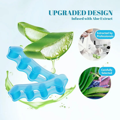 Silicone Toe Separators for Foot Alignment, Comfort & Recovery