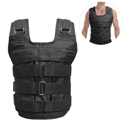 Adjustable Oxford Weighted Vest for Strength Training - Maximum Load 110LB (Weights Not Included)