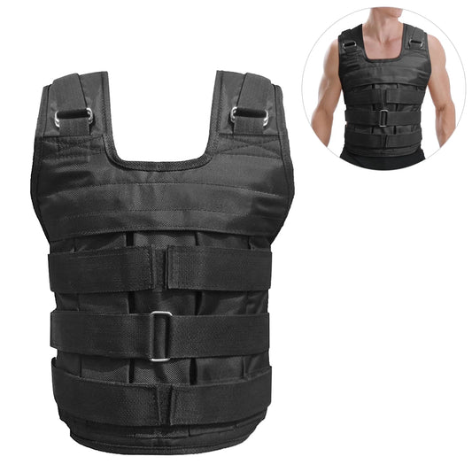Adjustable Oxford Weighted Vest for Strength Training - Maximum Load 110LB (Weights Not Included)