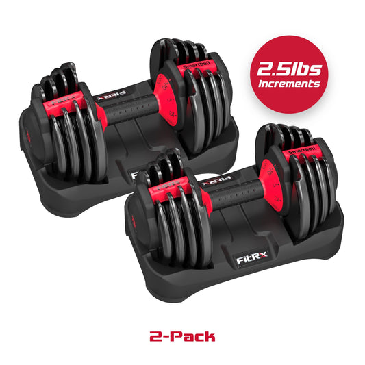 Adjustable Dumbbell Set 9 Weights In 1 Compact System