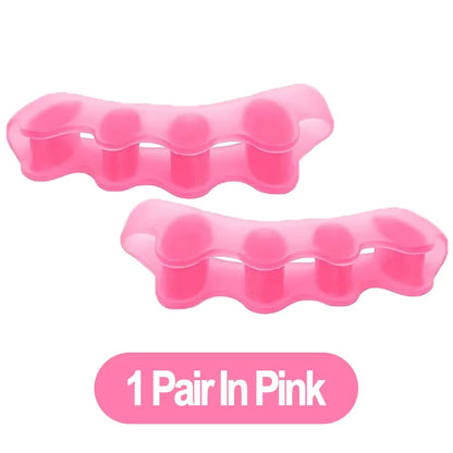 Silicone Toe Separators for Foot Alignment, Comfort & Recovery