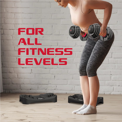 Adjustable Dumbbell Set 9 Weights In 1 Compact System