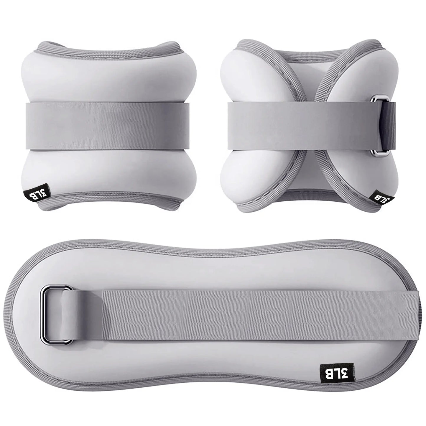Adjustable Ankle & Wrist Weights – Pair Set Comfortable Wearable Weights for Walking, Running & Strength Training