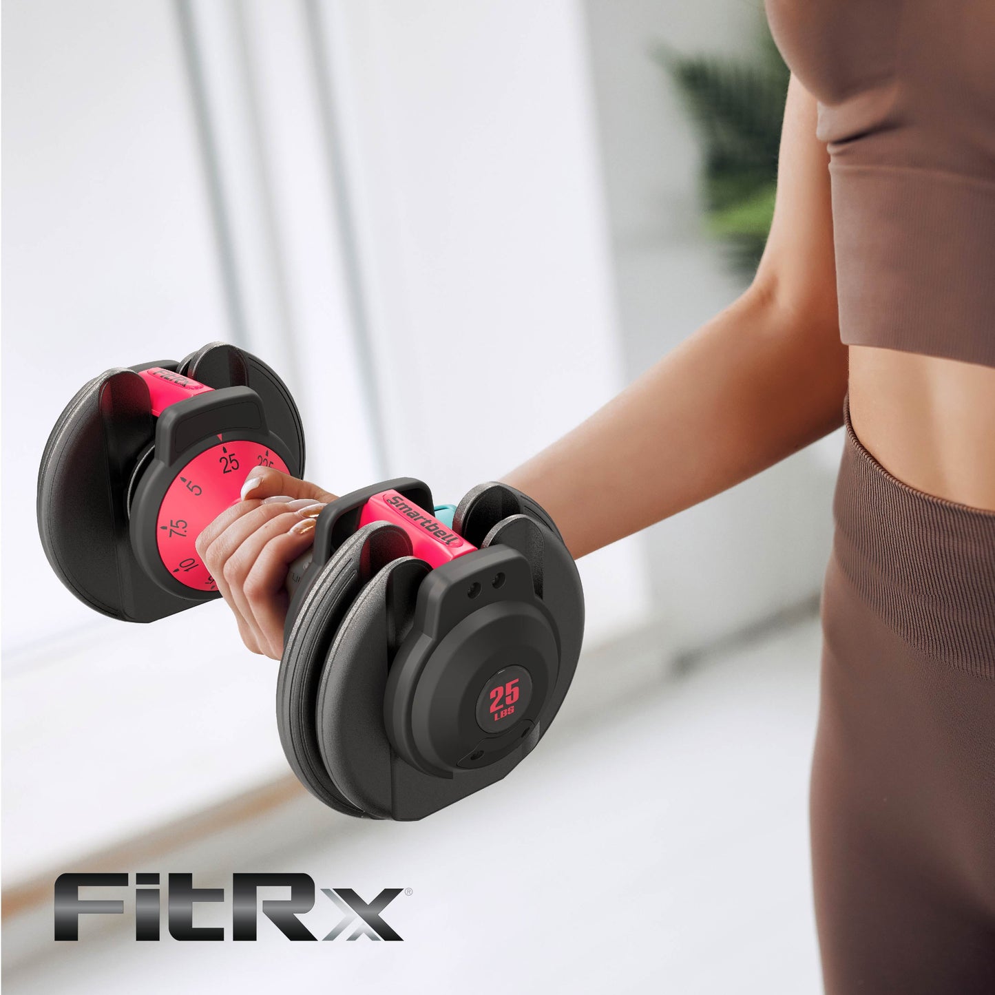 Adjustable Dumbbell Set 9 Weights In 1 Compact System